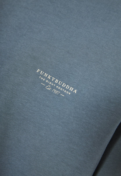 Funky Buddha Steel Grey T-Shirt