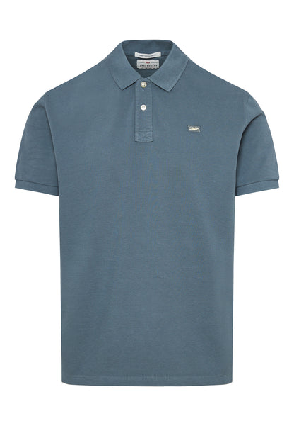 Funky Buddha Steel Grey Polo T-Shirt