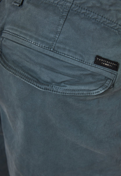 Funky Buddha Essential Steel Grey Βερμούδα Cargo