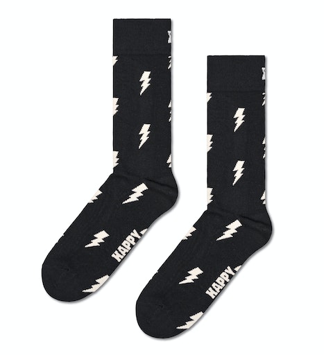 Happy Socks Black Flash