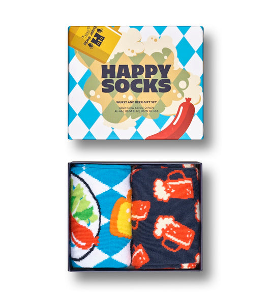 Happy Socks Oktoberfest Beer & Sausage Gift Set