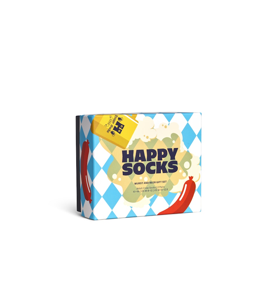 Happy Socks Oktoberfest Beer & Sausage Gift Set