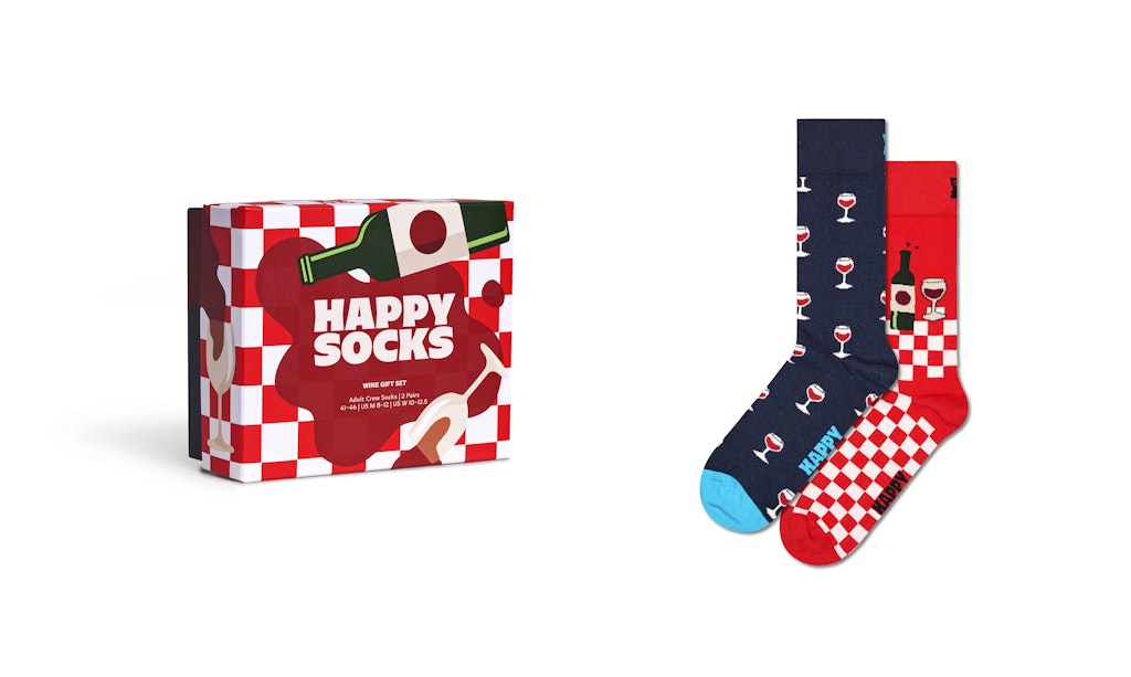 Happy Socks Wine Lovers Gift Set