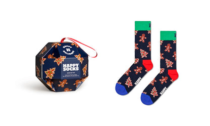 Happy Socks 1 Pack Gingerbread Cookies Gift Set