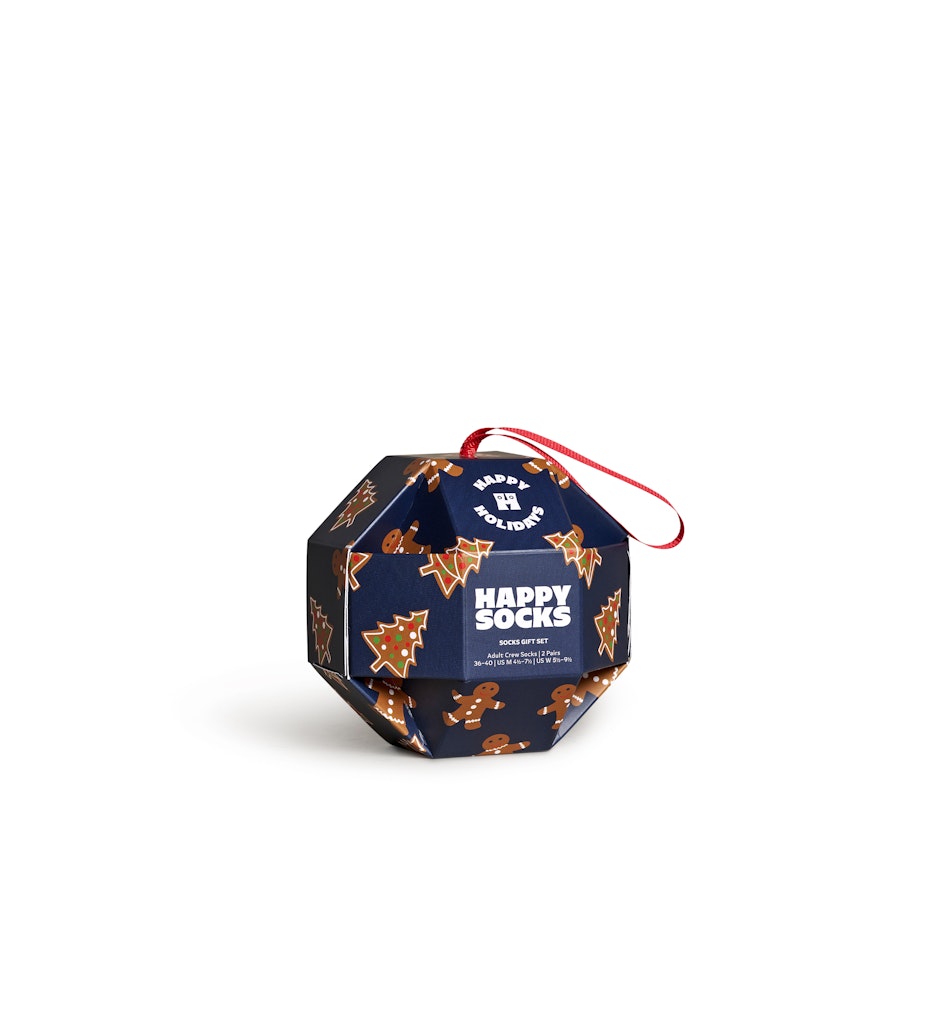 Happy Socks 1 Pack Gingerbread Cookies Gift Set