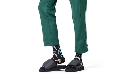 Happy Socks Black Champagne Toast