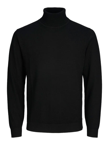 Jack&Jones JPRCCMERINO Black Knit Roll Neck
