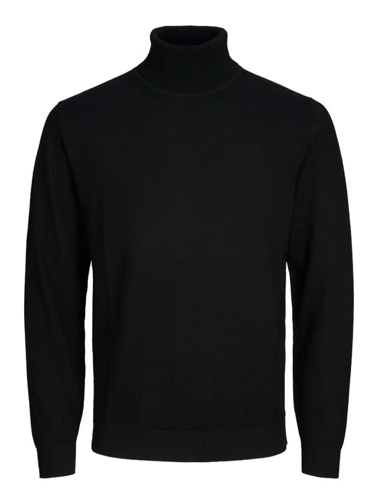 Jack&Jones JPRCCMERINO Black Knit Roll Neck