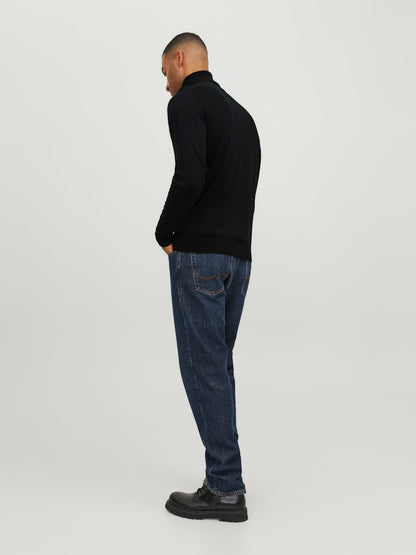 Jack&Jones JPRCCMERINO Black Knit Roll Neck