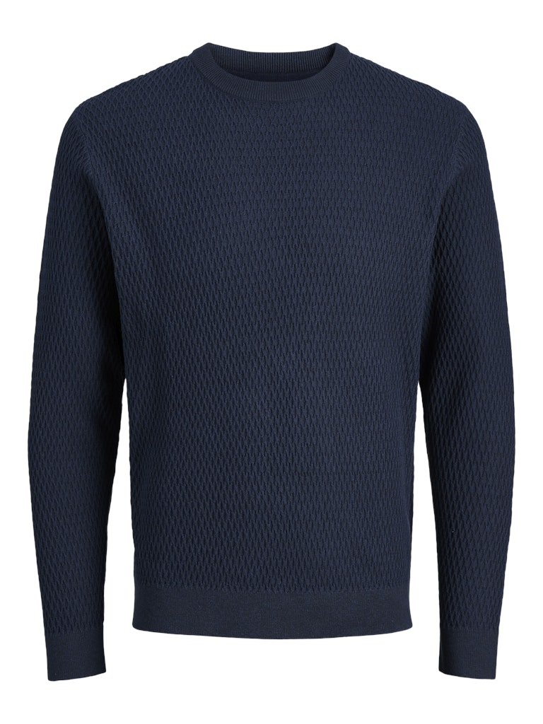Jack&Jones JPRBLAREAGAN Dark Navy Knitted Crewneck Sweater