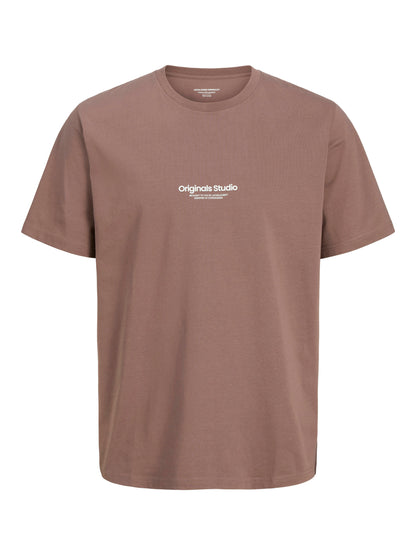 Jack&Jones Relaxed Fit JORVESTERBRO Deep Taupe T-Shirt
