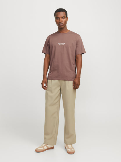 Jack&Jones Relaxed Fit JORVESTERBRO Deep Taupe T-Shirt