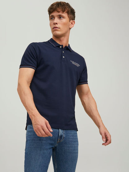 Jack&Jones American Fit JPRBLUARCHIE Navy Polo