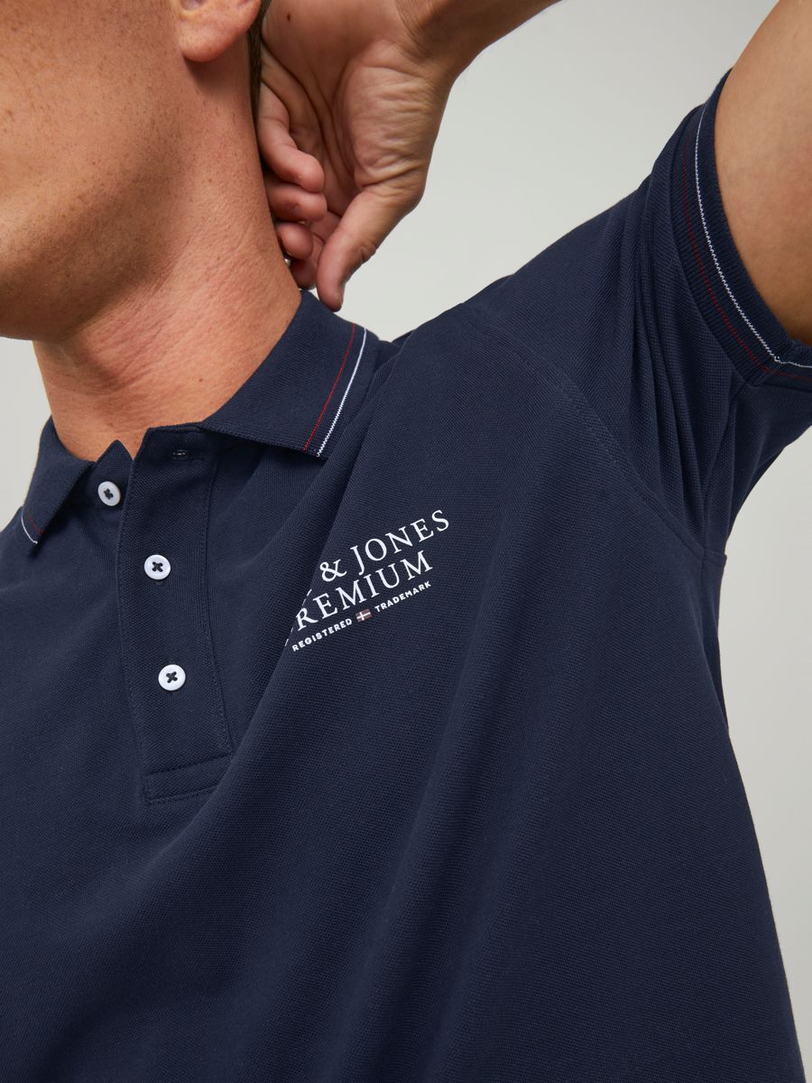Jack&Jones American Fit JPRBLUARCHIE Navy Polo