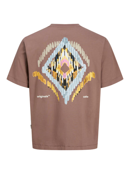 Jack&Jones Loose Fit JORPORTO Deep Taupe T-Shirt