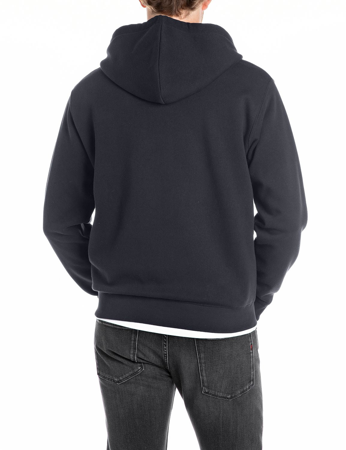 Replay Night Blue Full-Zip Hoodie