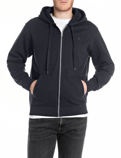 Replay Night Blue Full-Zip Hoodie