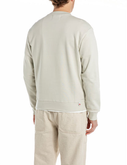 Replay Cloud Crewneck Logo Sweatshirt