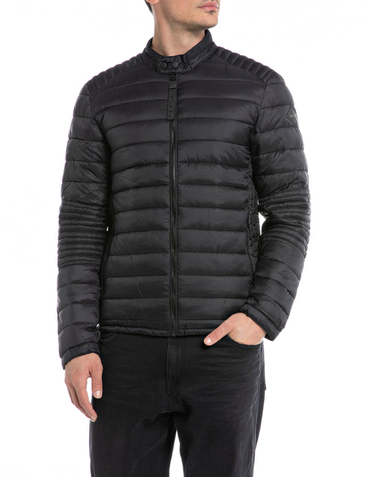 Replay Full-Zip Technical Puffer Fabric Jacket