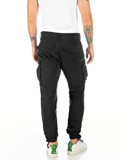 Replay JOE Black Cargo Pants