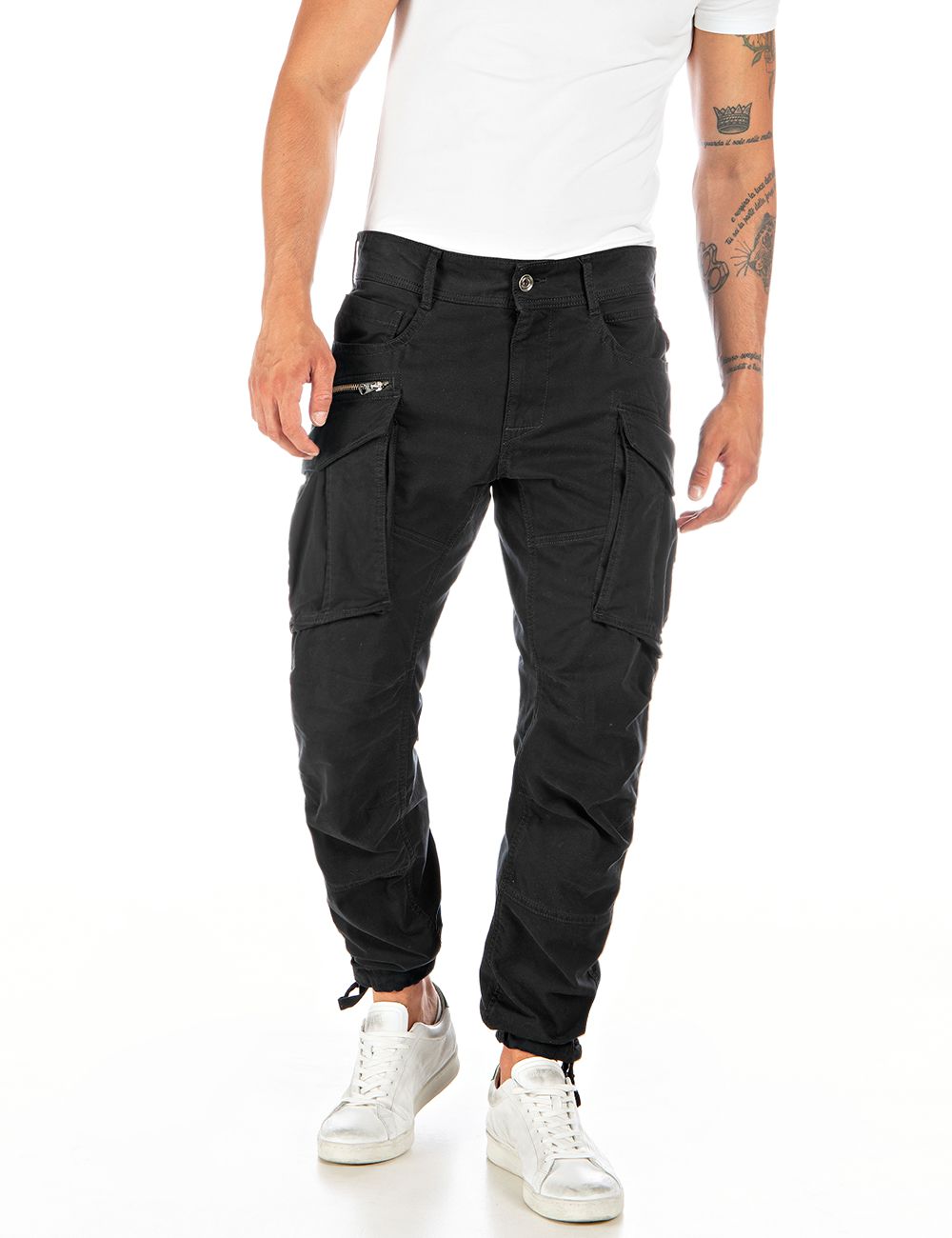 Replay JOE Black Cargo Pants