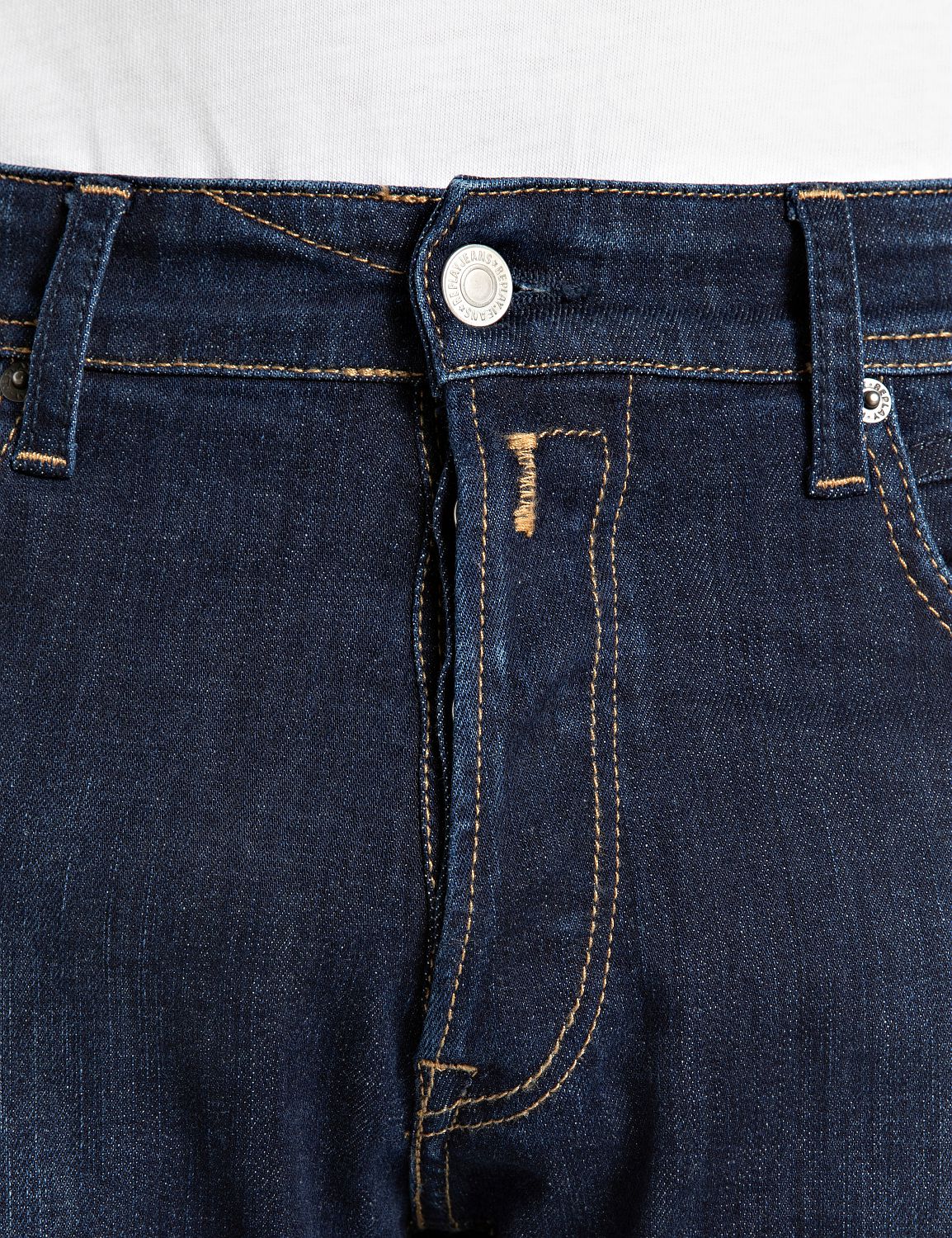 Replay Grover Straight-Fit Dark Blue Jeans