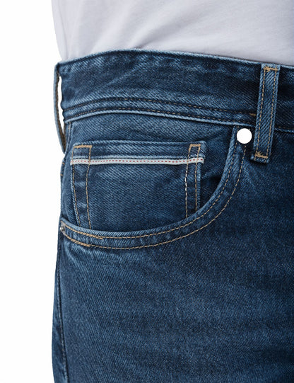 Replay Grover Straight-Fit Dark Blue Jeans