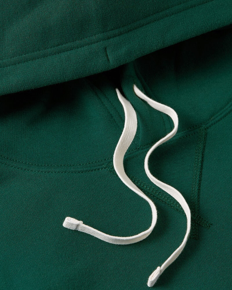 Tommy Hilfiger Flag Embroidery Green Fleece Hoodie