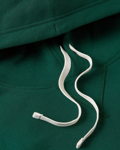 Tommy Hilfiger Flag Embroidery Green Fleece Hoodie