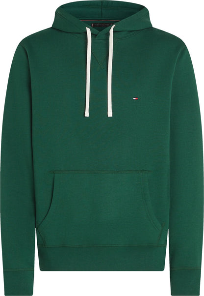 Tommy Hilfiger Flag Embroidery Green Fleece Hoodie