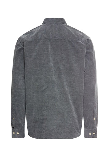 Camel Active Button Down Broken Corduroy Two Pocket Asphalt Shirt