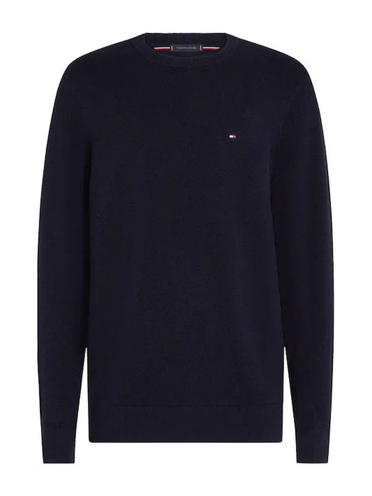 Tommy Hilfiger Essential Structure Navy Knit Crewneck