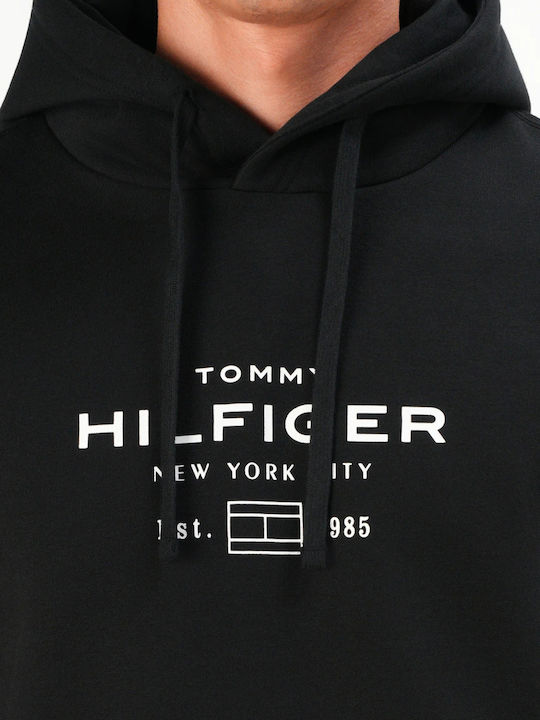 Tommy Hilfiger Oval Graphic Black Hoodie