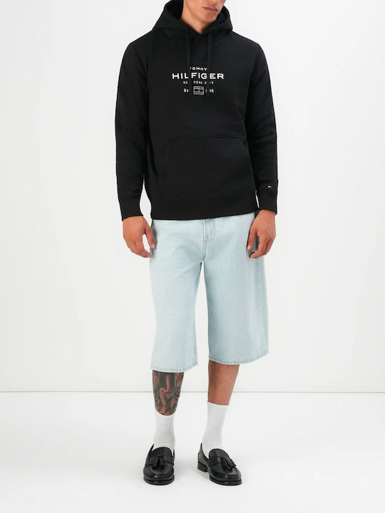Tommy Hilfiger Oval Graphic Black Hoodie
