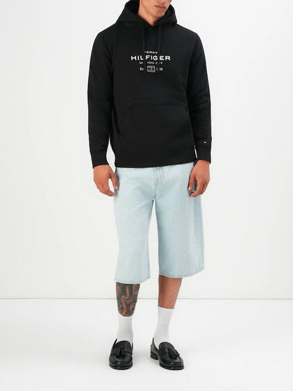 Tommy Hilfiger Oval Graphic Black Hoodie