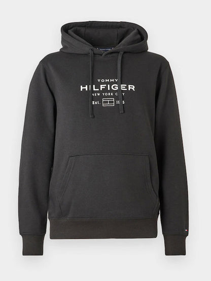 Tommy Hilfiger Oval Graphic Black Hoodie