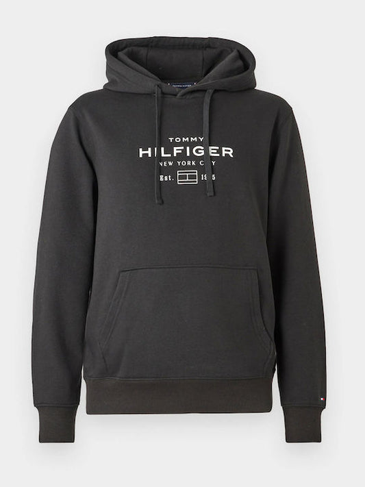 Tommy Hilfiger Oval Graphic Black Hoodie