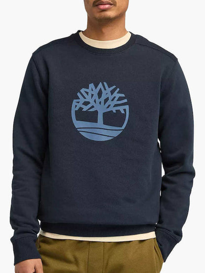 Timberland KENNEBEC River Tree Logo Dark Sapphire Crewneck Sweatshirt