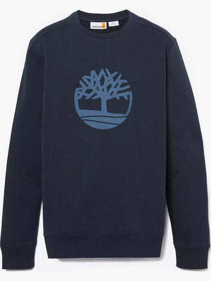 Timberland KENNEBEC River Tree Logo Dark Sapphire Crewneck Sweatshirt