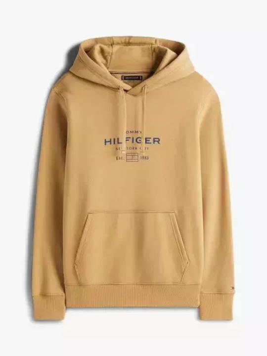 Tommy Hilfiger Oval Graphic Beige Hoodie