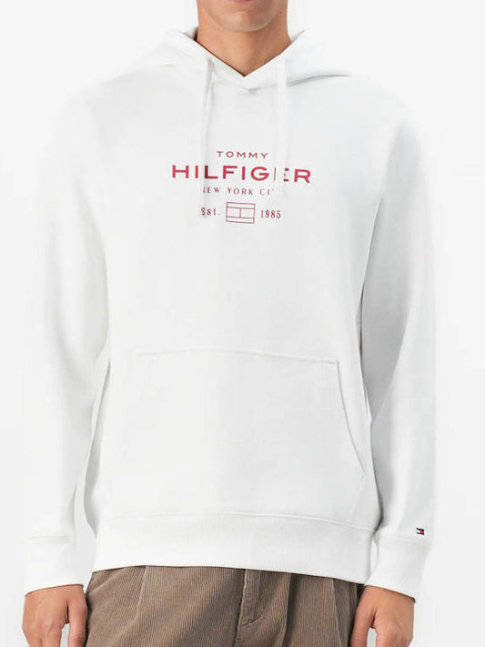 Tommy Hilfiger Oval Graphic White Hoodie