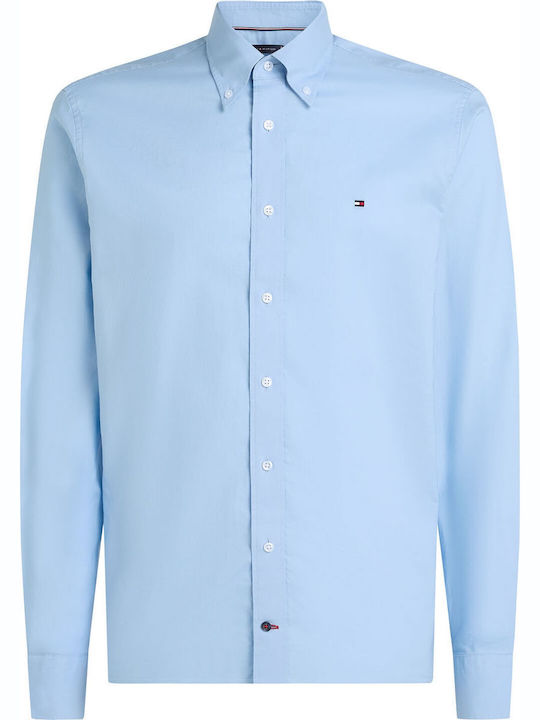 Tommy Hilfiger Solid Stretch Ciel Oxford RF Shirt