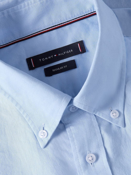 Tommy Hilfiger Solid Stretch Ciel Oxford RF Shirt