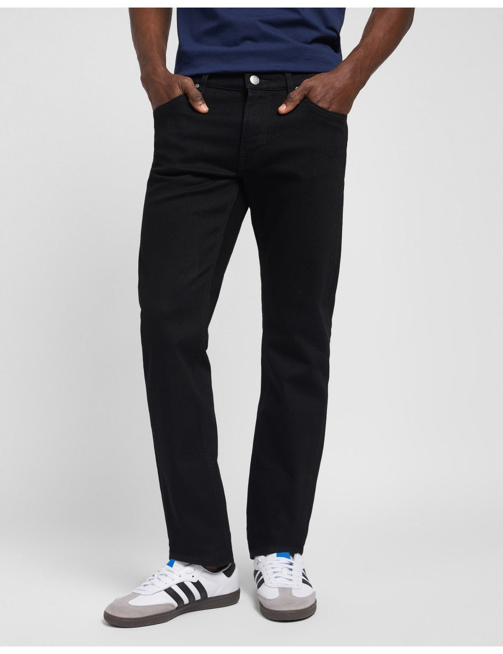 Lee Daren Zip Fly Clean Black