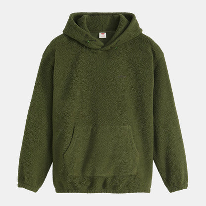 LEVI'S Cozy Up Sherpa Fleece Green Sweater