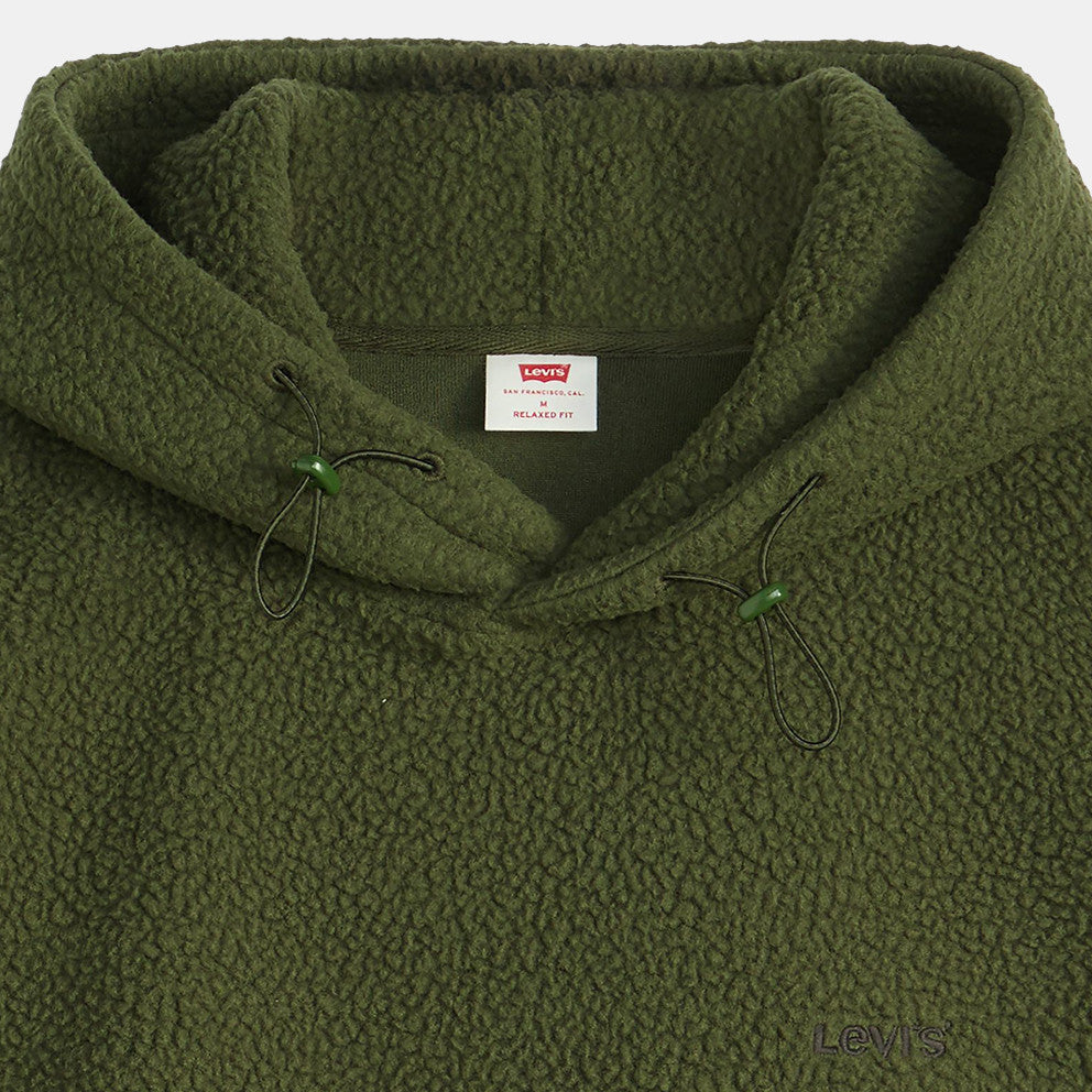 LEVI'S Cozy Up Sherpa Fleece Green Sweater