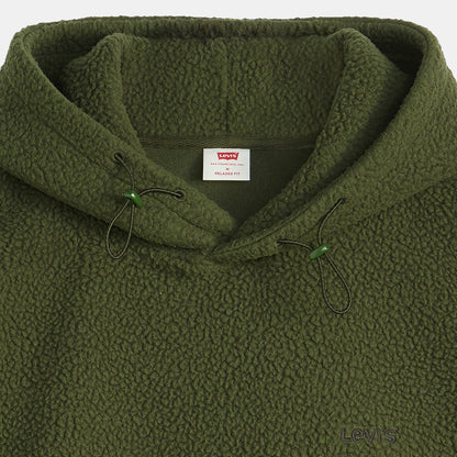 LEVI'S Cozy Up Sherpa Fleece Green Sweater