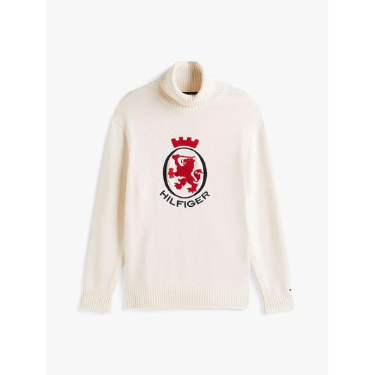 Tommy Hilfiger Off White Turtleneck Knit