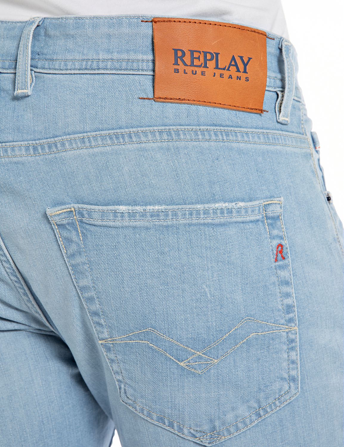 Replay 573 Grover Bio Straight Fit Denim Jeans