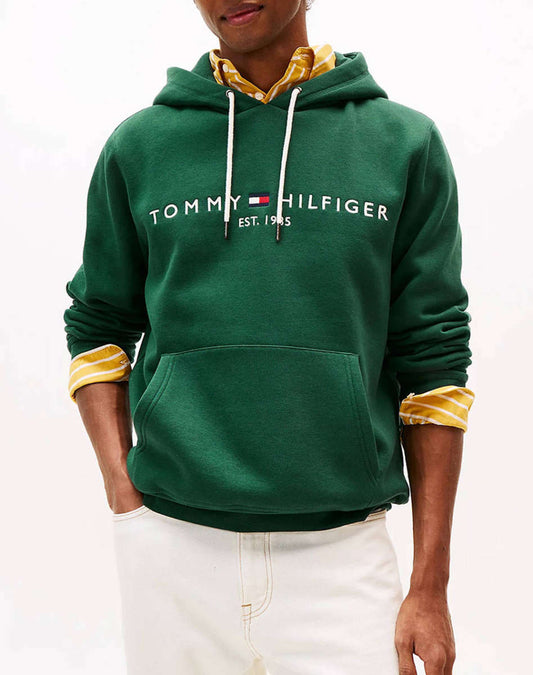 Tommy Hilfiger Forest Green Logo Hoodie